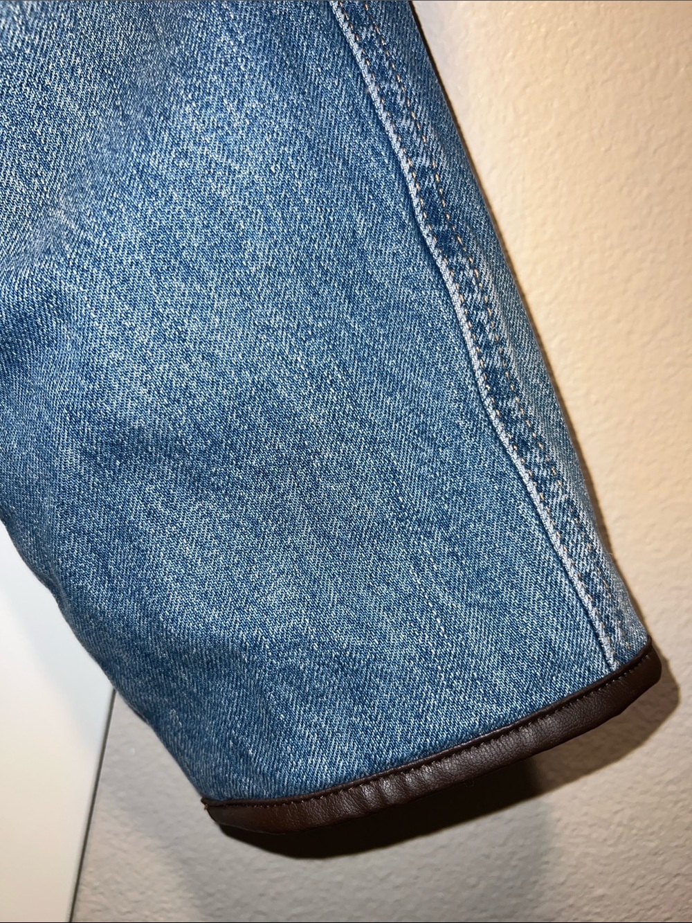 Madewell Reversible Denim & Sherpa Jacket in Petersburg Wash & Rigid Size S NWT - Picture 7 of 16